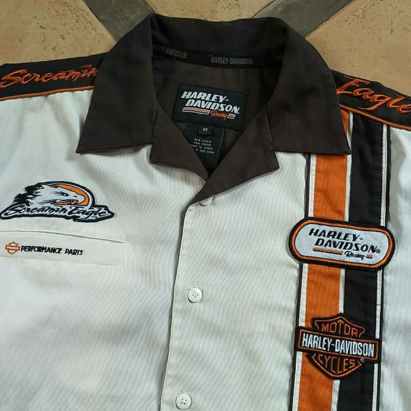 Vintage Kemeja Jaket Hoodie Second Harley Davidson