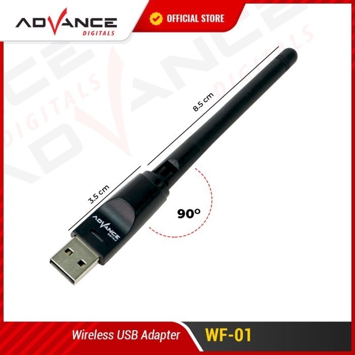 Advance USB Dongle Wifi Wireless Adapter Receiver WF-01