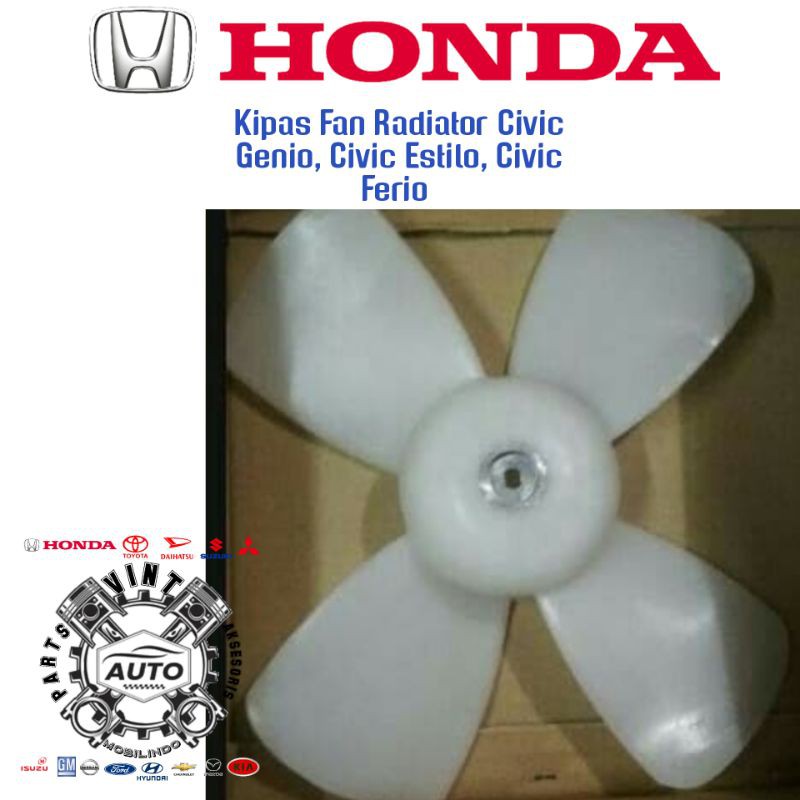 Kipas Fan Radiator Civic Genio, Civic Estilo, Civic Ferio