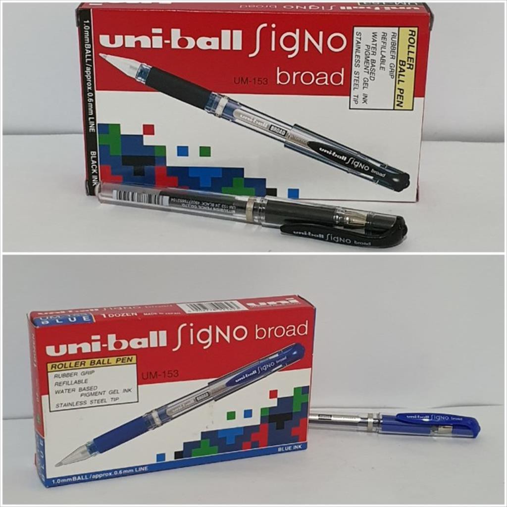 

Pen Uni-Ball Signo UM 153 Blue black 1.0
