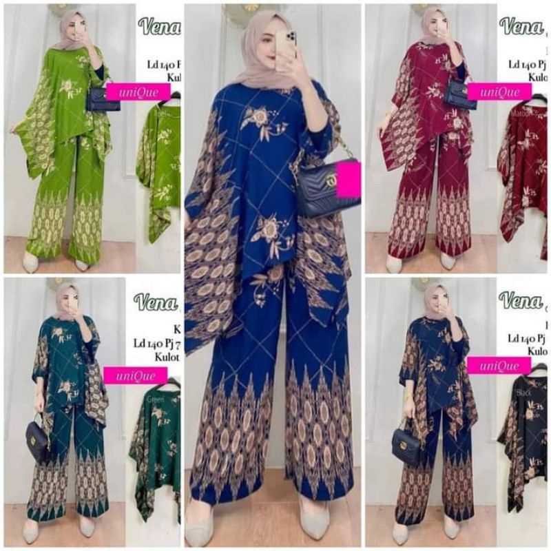 SETELAN WAKA ONE SET WAKAWAKA RAYON PREMIUN JUMBO TERBARU