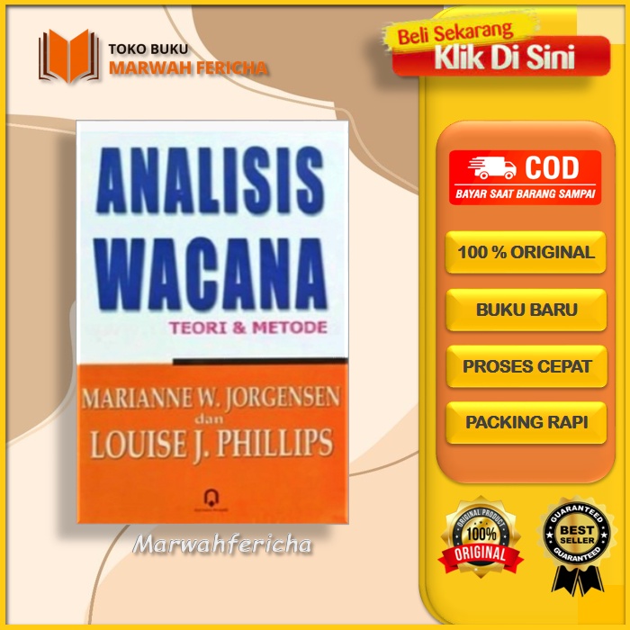 Jual ANALISIS WACANA : TEORI & METODE | Shopee Indonesia