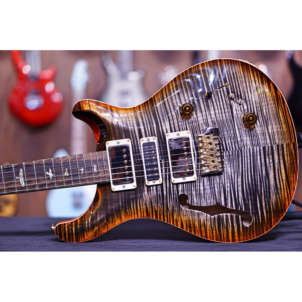 PRS Special wood library Semi hollow Burnt Maple leaf 0318377