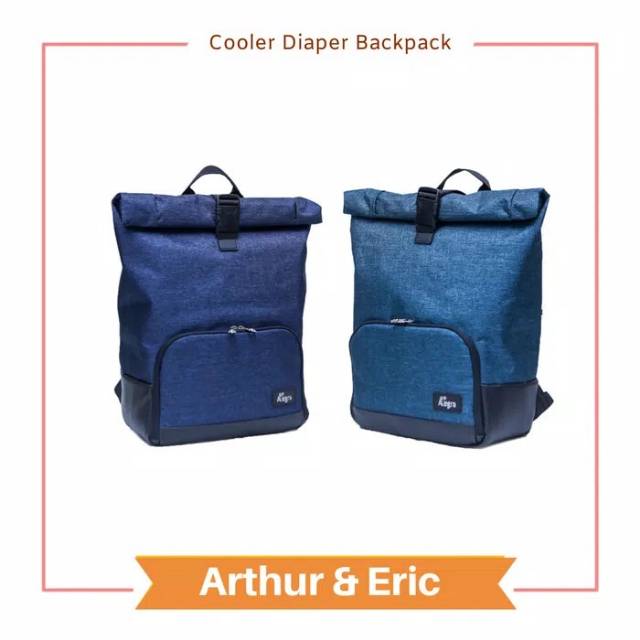 ALLEGRA ROLL TOP COOLER DIAPER BACKPACK TAS ASI BAYI