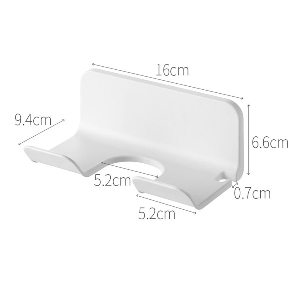 Rak Penyimpanan Hair Dryer Model Tempel Dinding Untuk Kamar Mandi