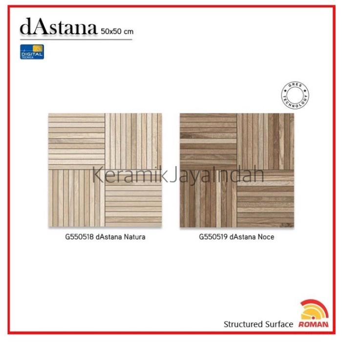 ROMAN G550518 G550519 DASTANA KERAMIK LANTAI KERAMIK KAYU 50 x 50