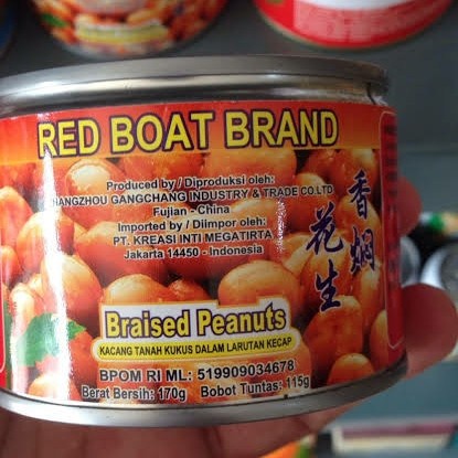 

Kacang tanah kukus Red Boat Brand