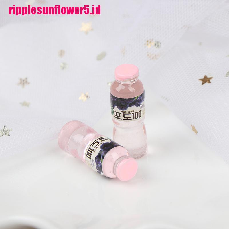 5pcs Miniatur Botol Minum Skala 1: 12 Untuk Dapur Rumah Boneka