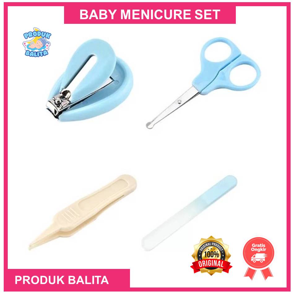 Set Menicure Bayi 4in1 Gunting Kuku Bayi Nail clippers baby