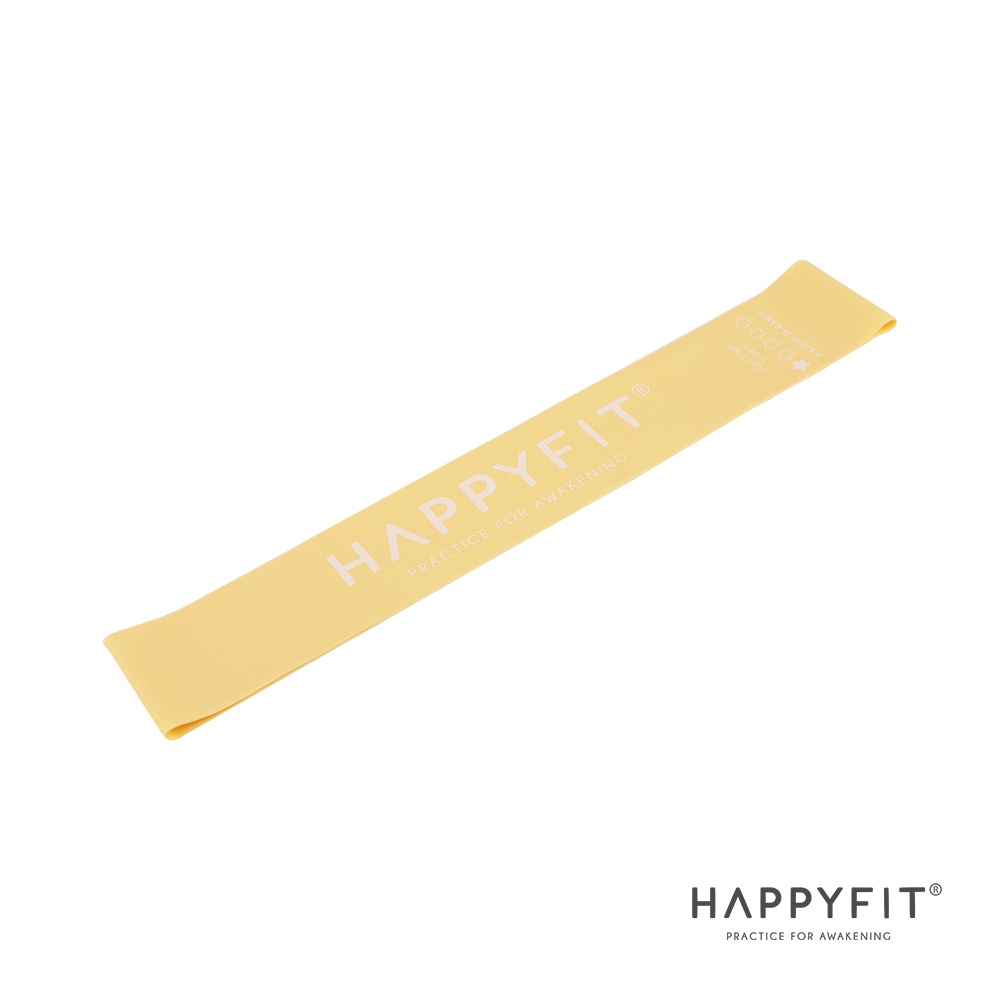 HAPPYFIT RESISTANCE LOOP BANDS-X-Light - Egg Yellow