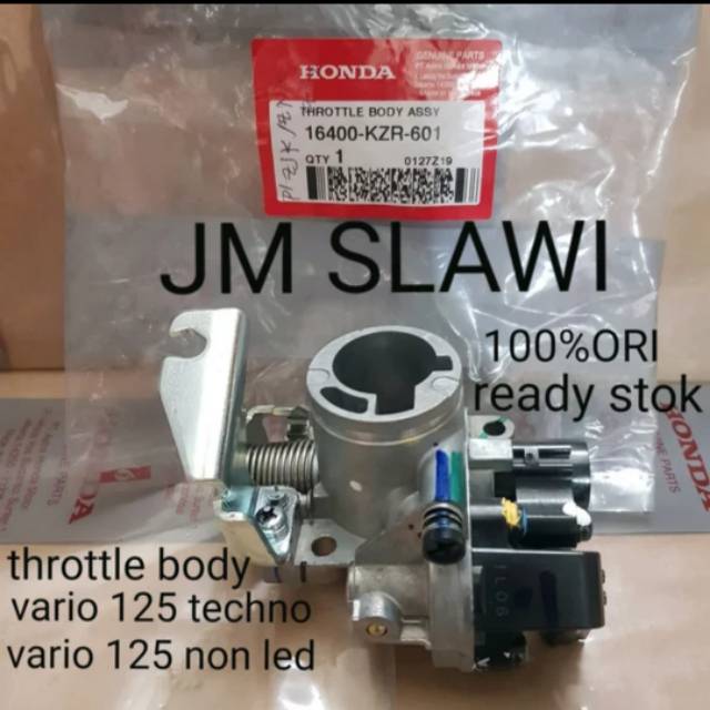 16400-KZR-601 Throttle body vario 125 cbs  asli AHM