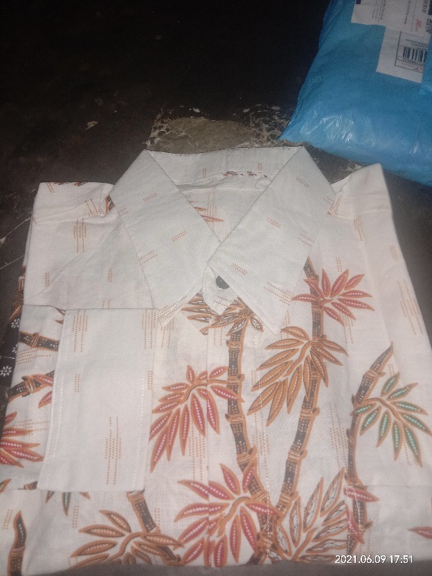 Batik Couple Keluarga Sania Ruffle Ori Ndoro Jowi Dnt - Motif Bambu