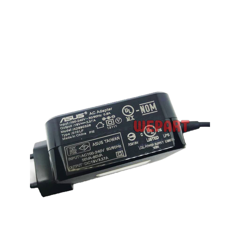 Adaptor Charger Original Laptop Asus 19V 2.37A (4.0 X 1.35MM)