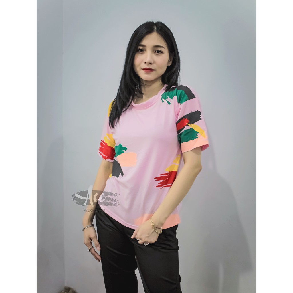 Pakaian Wanita Kaos Murah Tshirt Cewe Tumblr Tee T Shirt