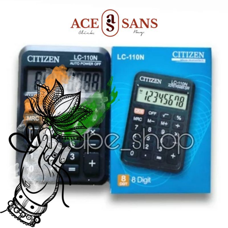 

Kalkulator Saku Citizen LC 110 N I Calculator Mini Citizen LC-110N I Kalkulator I Calculator