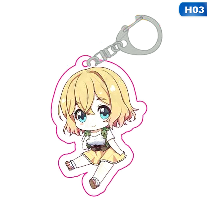 Anime Kanojo Okarishimasu Rent-A-Girlfriend Chizuru Mami Sumi Ruka Keychain Keyring