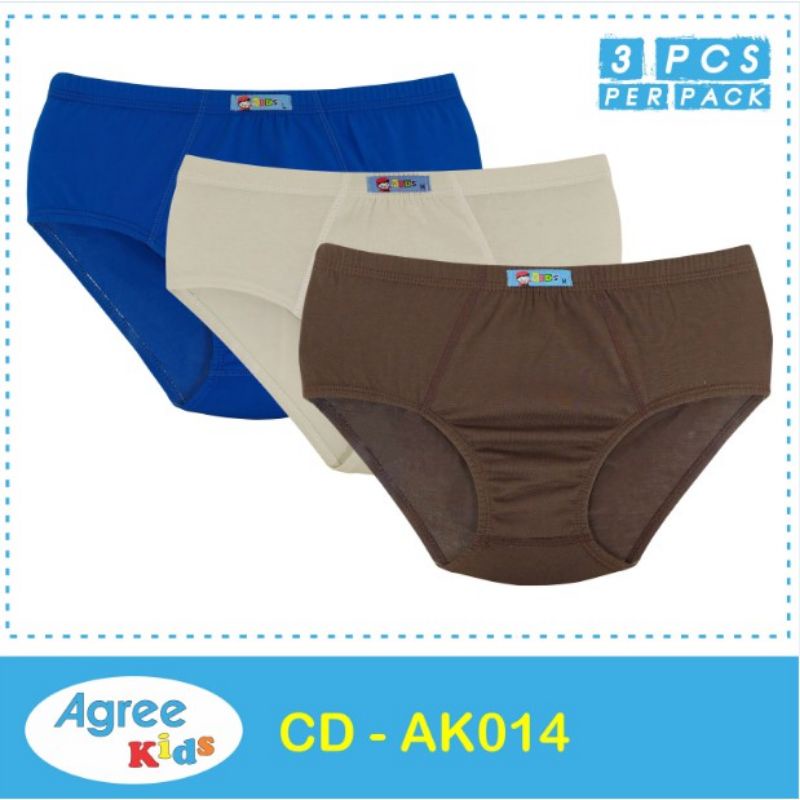 Agree Kids (3Pcs) Celana Dalam Anak Cowok AK 014 Premium