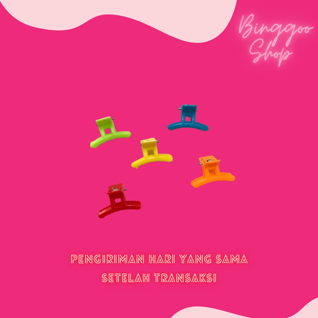 1 LUSIN / 12 PCS JEPIT RAMBUT PONI KECIL