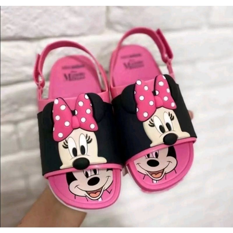 sandal mini melissa anak #sandal minimel disney #mini melissa sandal anak