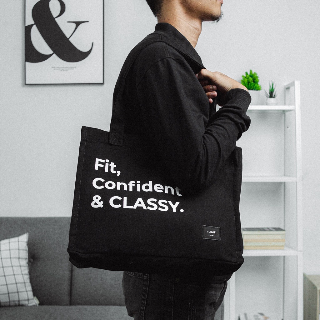 HEYRUS RUSEL I Tote Bag Zuka Black