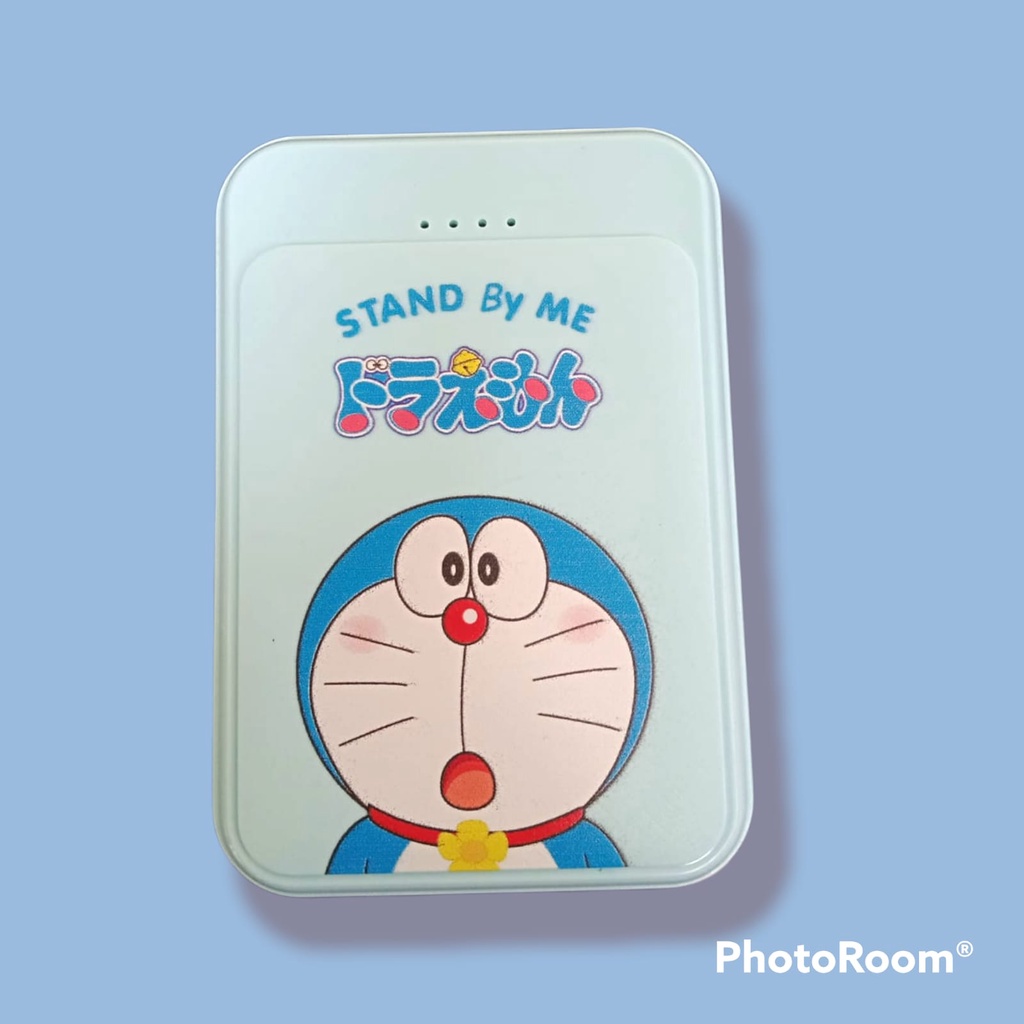 [DORA BLUE STANDBYME]POWERBANK MINI KARAKTER 2 USB KAPASITAS 10000MAH MOTIF KARTUN