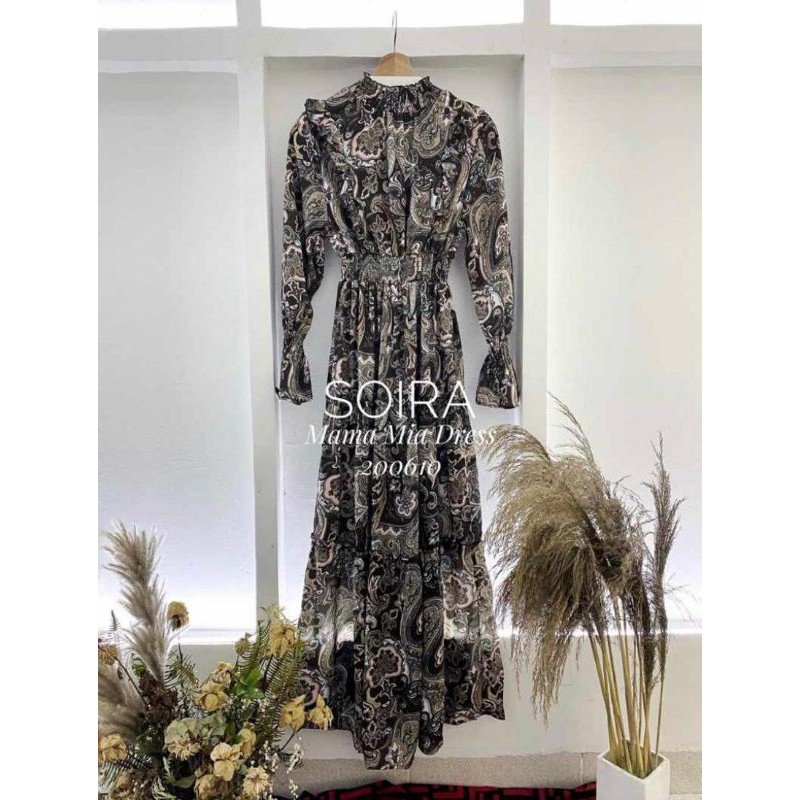 gamis import/dress soira/korean look/Korean style