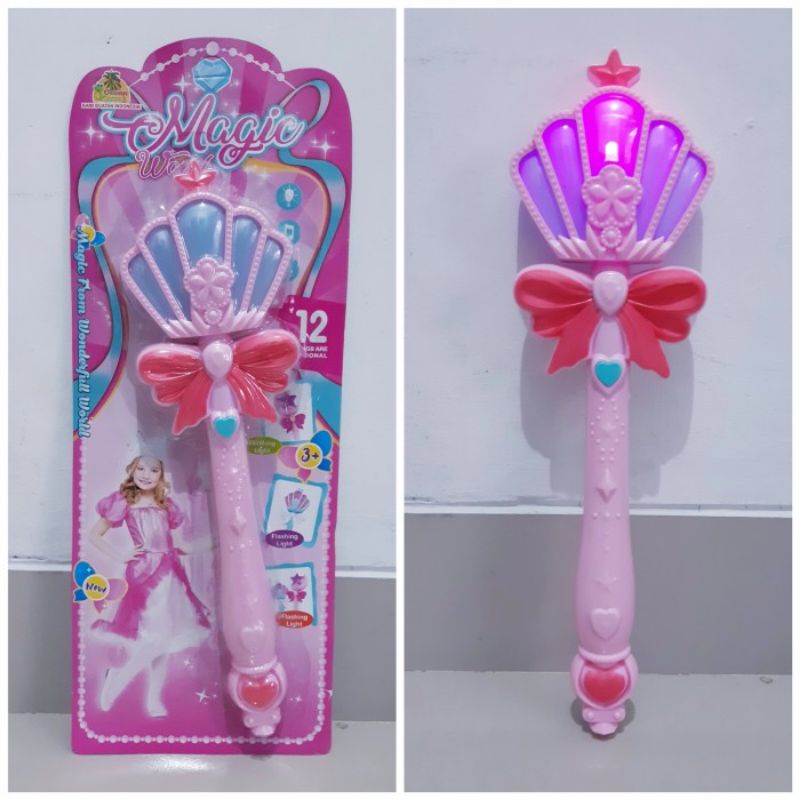 Mainan Tongkat Peri Lampu LED - Mainan Stick Anak Edukatif