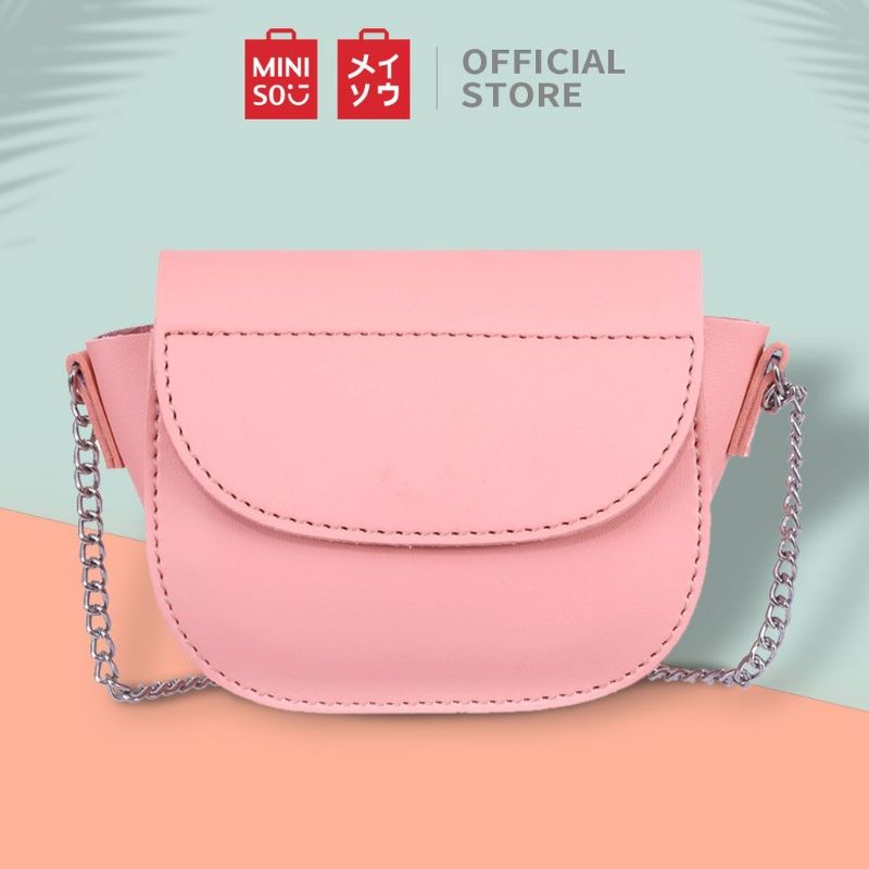 tas selempang mini miniso Crossbody Bag Simple chain lipstick bag