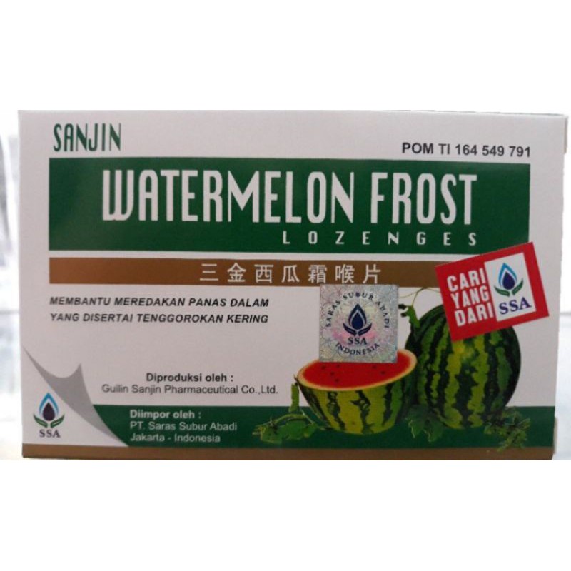 Sanjin Watermelon Frost Lozenges / Insufflation 3g - ex 2025