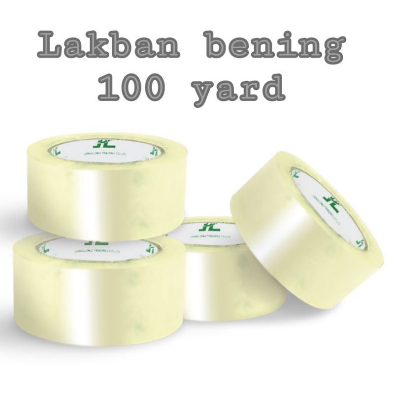 Lakban Bening / Opp Tape 48mm x 100Yard x 48 Micron lakban bening coklat