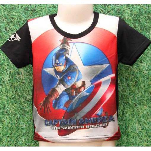 412. captain america/2357/kaos/baju/anaklakilaki/baby/murah/furo/printing