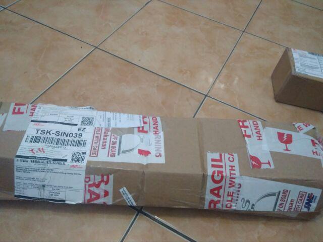 Payung Lipat Umbrella Hujan Jepang Korea Motif Transparan Dekorasi Properti Foto Premium Gift Hadiah