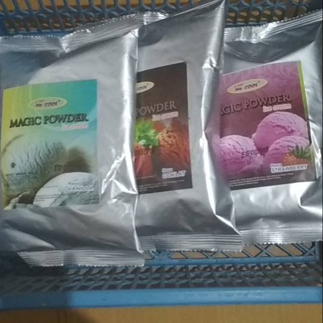 

Bahan es krim 250gr merk.mr.coole