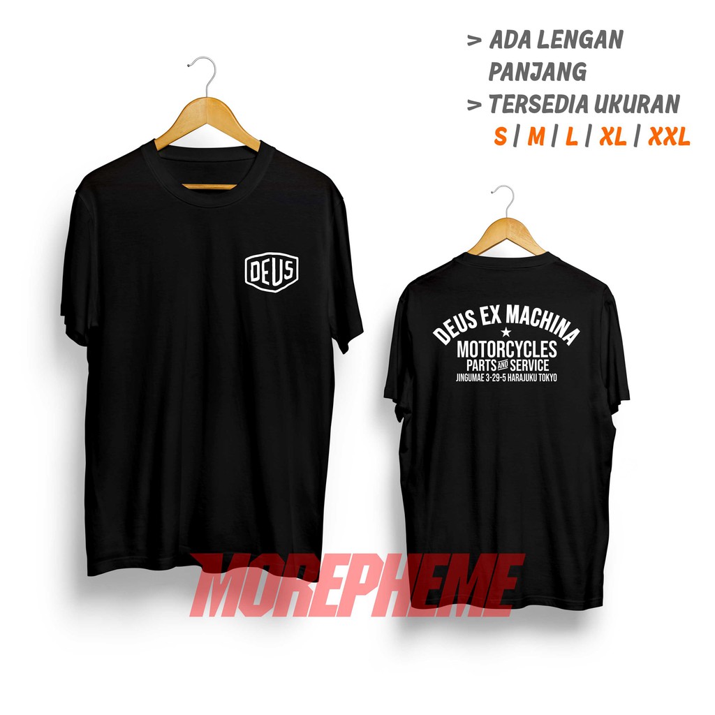 Kaos Deus Ex Machina Motorcycles Tokyo / Kaos Morepheme