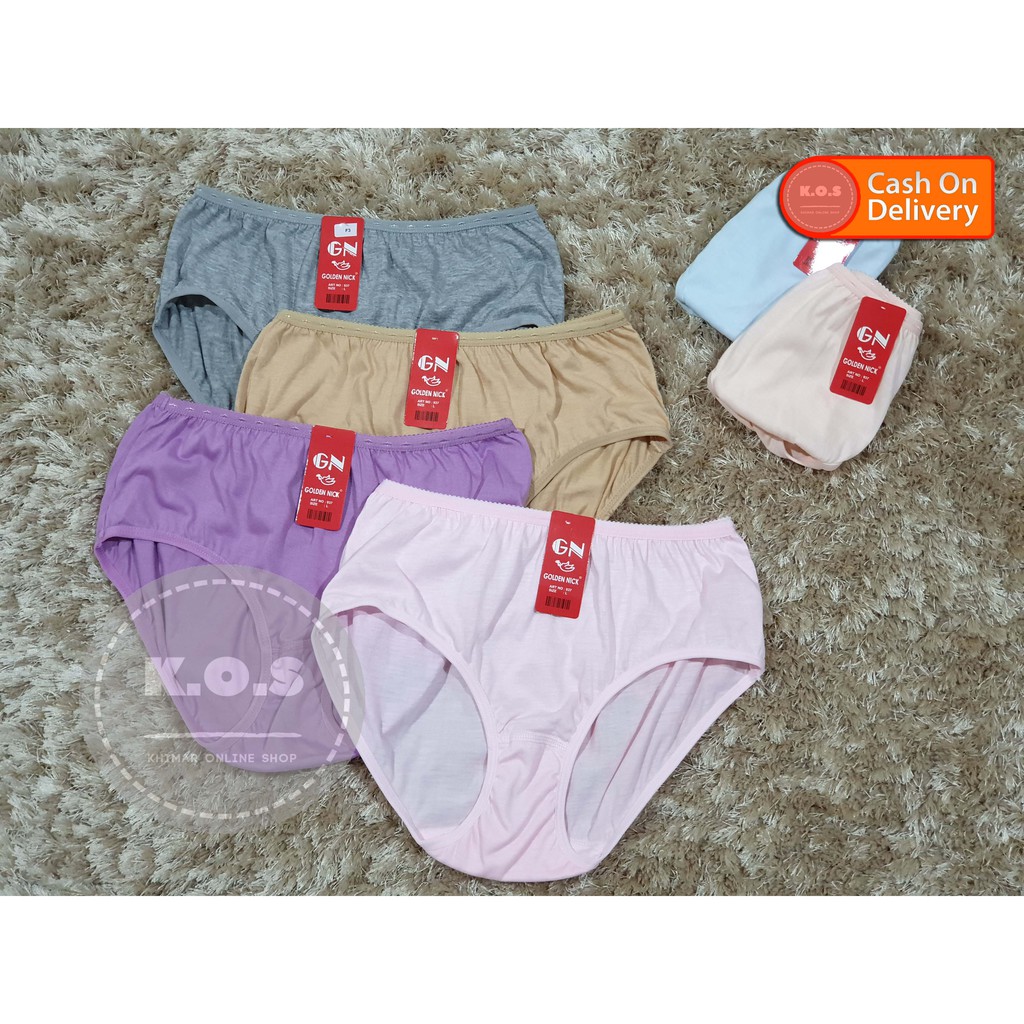 celana dalam wanita goldennick cd undies gn warna cerah size m,l,xl,xxl