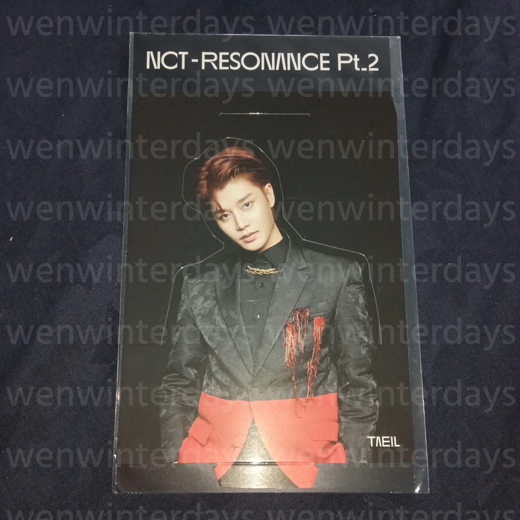 NCT U TAEIL 127 SHARING MERCH MD STANDEE ONLY FROM SET HOLOGRAM HOLO PHOTOCARD RESONANCE 2020 ARRIVAL DEPARTURE OFFICIAL