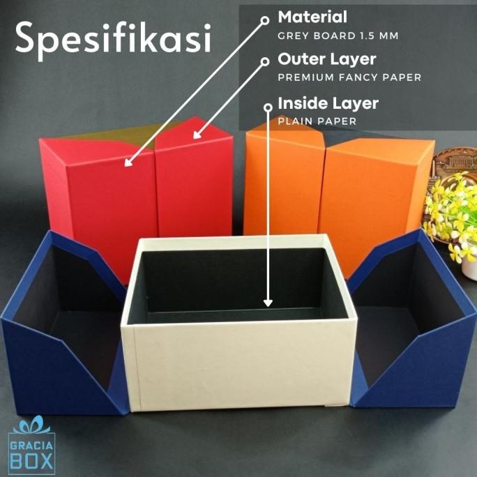 

Best Product!!! Box Hamper - Hardbox - Kotak Kado - Ukuran 25 Cm X 20 Cm X 12 Cm - Paling Dicari