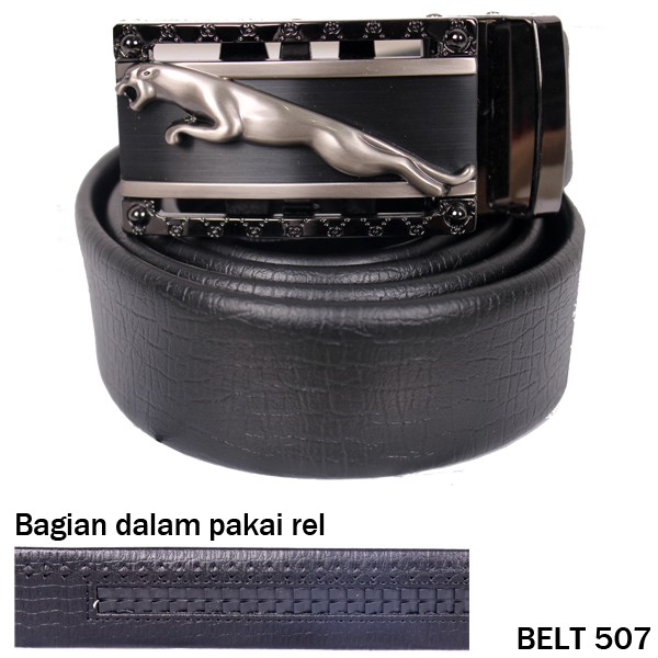 Ikat Pinggang Pria / Gesper Rel / Sabuk Kulit - Premium Leather Animal Series (COMB)