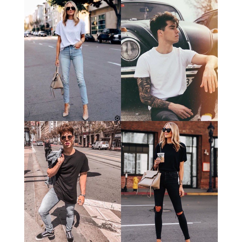 Basic Tee T-Shirt Kaos Polos Merk Branded Champion 100%Original & Authentic ,Garansi Original🇮🇩