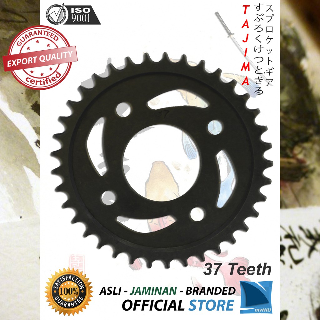 Gigi Tarik 33T ~ 39T SUZUKI Axelo, Shooter Gir Belakang - Rear Sprocket Gear TAJIMA