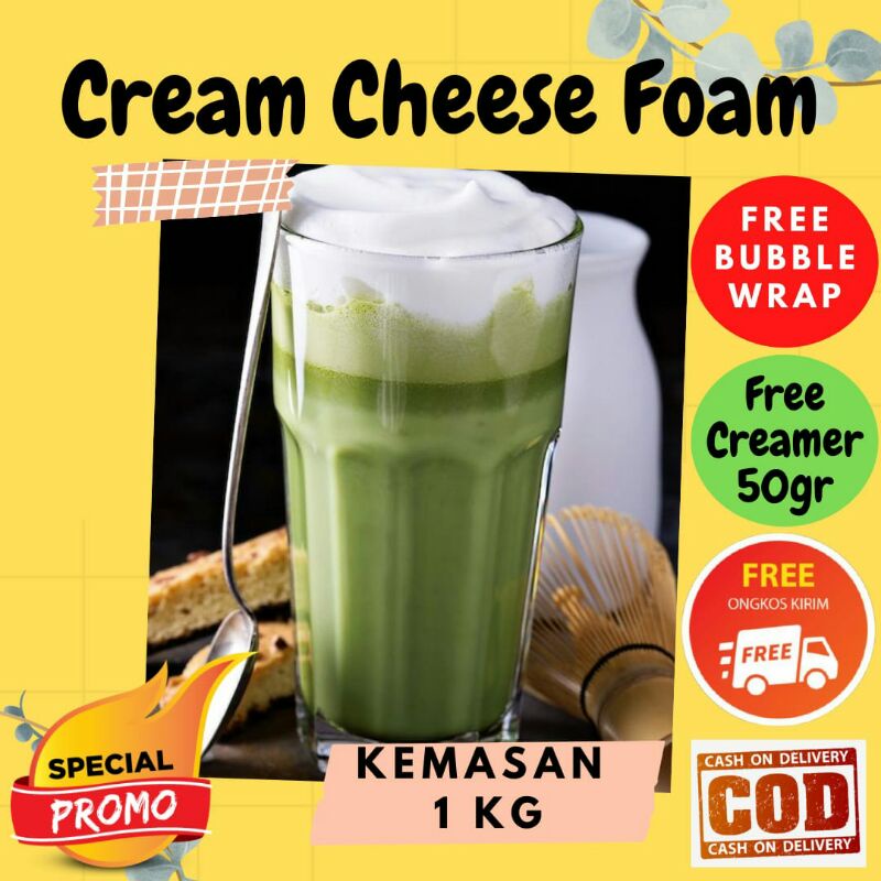 

Bubuk cream cheese foam 1kg