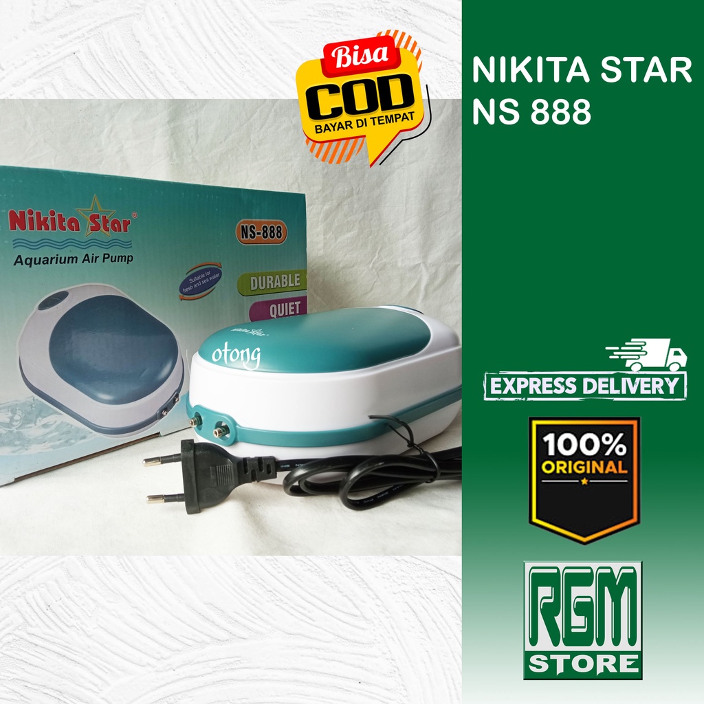 NIKITA STAR NS 888 NS88 AERATOR 2 LUBANG AIRPUMP AQUARIUM