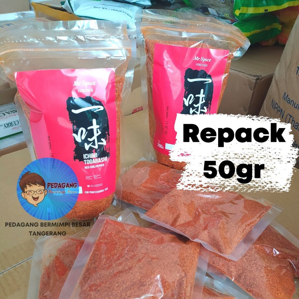 

[REPACK] Hiroshi Ichimi Togarashi 50gr / Cabai Cabe Bubuk Jepang 50 g