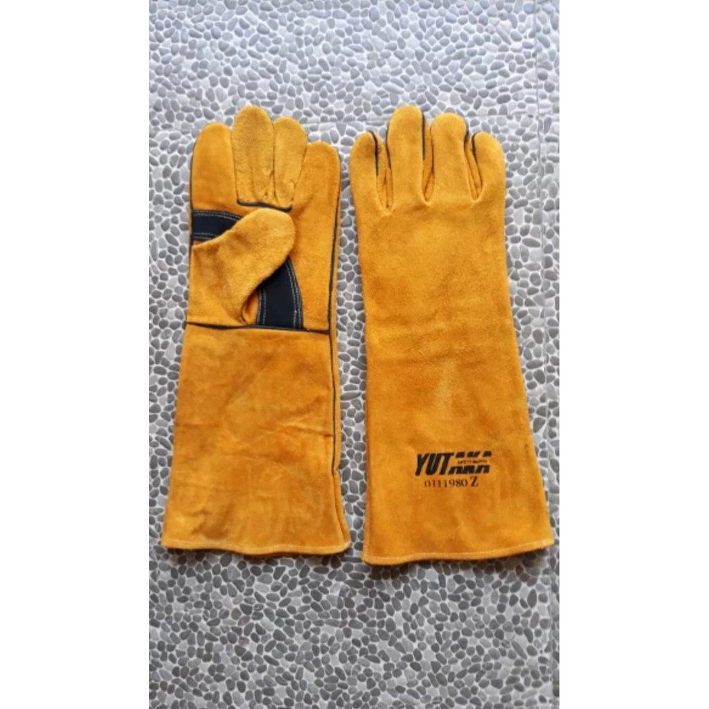 YUTAKA WELDING GLOVE 16 Inch/sarung tangan las yutaka 16 inch tan