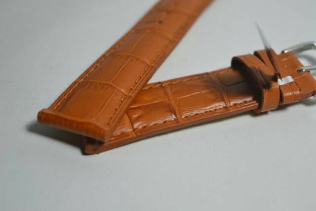 strap tali jam tangan original timeking coklat muda