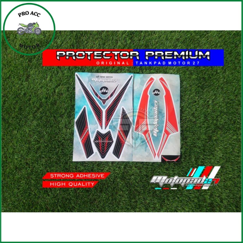 sticker stiker resin timbul body depan atas lampu winglet yamaha aerox 2020 connected Murah