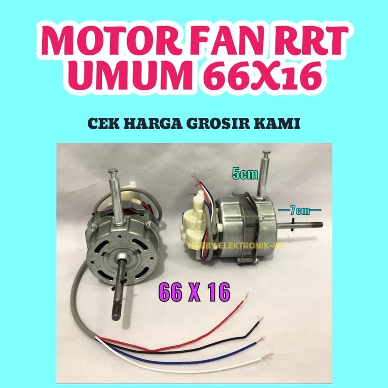 MOTOR FAN DINAMO KIPAS ANGIN RRT UMUM