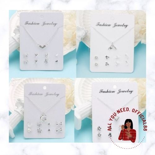 ✿AYN✿    Kalung Anting Set FA05 Fashion Wanita Korea Aksesoris Murah