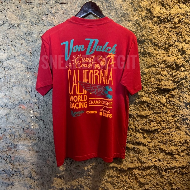 vondutch baju kaos merah original 100% sale