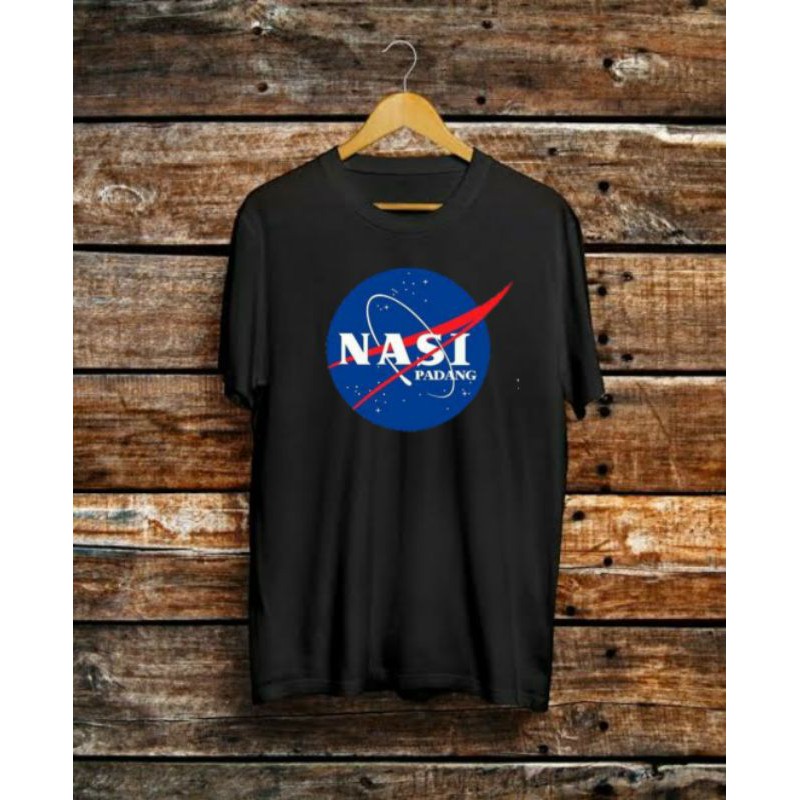 kaos distro fashion plesetan nasa nasi padang